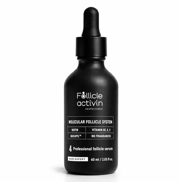 FOLLICLE ACTIVIN - analogų neturintis folikulų veiklą aktyvuojantis serumas su 5x didesne koncentracija aktyvių ingredientų FOLLICLE ACTIVIN - analogų neturintis folikulų veiklą aktyvuojantis serumas su 5x didesne koncentracija aktyvių ingredientų